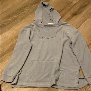 Ocean Drive Light Blue Hooded Swim Coverup